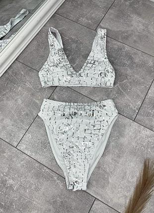 Белый купальник asos