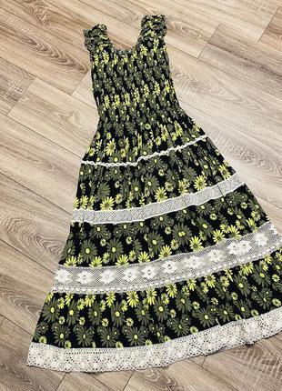 Шикарный летний сарафан макси