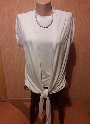 Накидка біла легка літня