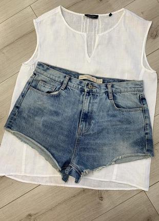 ❤️распродажа ❤️шорты высокая посадка zara