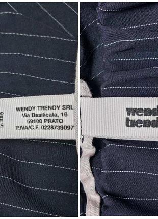Wendy trendy итальянские стильные брюки в полосочку2 фото
