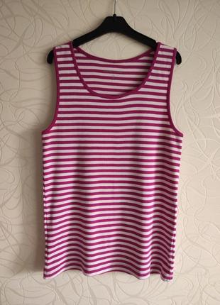 Майка в малиновую полоску