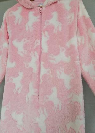 Кигуруми пижама слип розовый лошадки2 фото