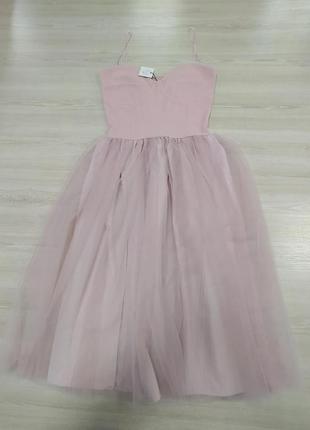 Повітряне плаття рожеве