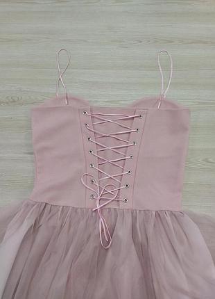 Повітряне плаття рожеве