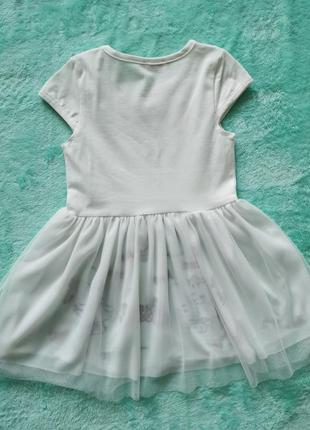 Платье, сарафан  белое р. 92, 98,3 фото