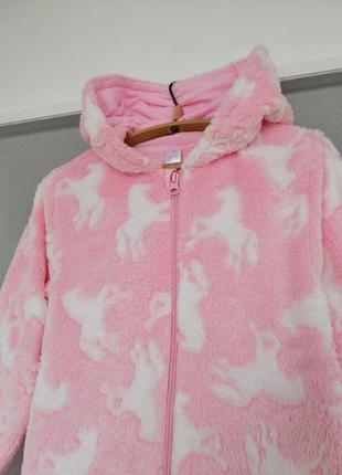 Кигуруми пижама слип розовый лошадки3 фото
