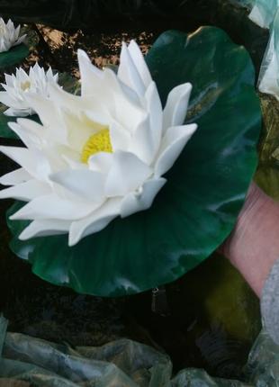 Квітка лотоса ,декор. ручна робота10 фото