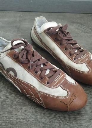 Кроссовки-мокасины puma 42-42,5р 27,5см стелька