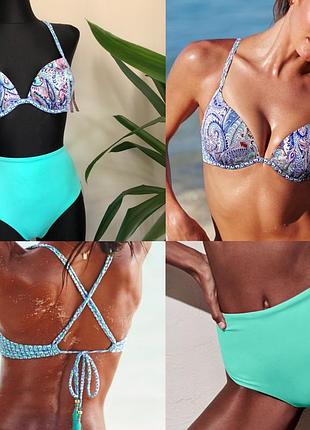 Шикарный и стильный купальник victoria's secret оригинал р.34в/ xs