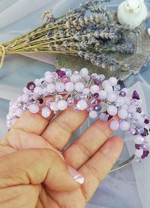 Лавандовая тиара