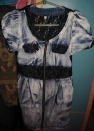 Плаття джинсові