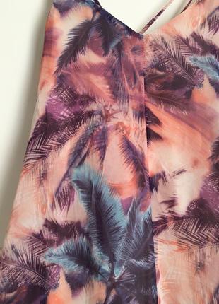 Розкішне шифонова літнє плаття сарафан в підлогу5 фото
