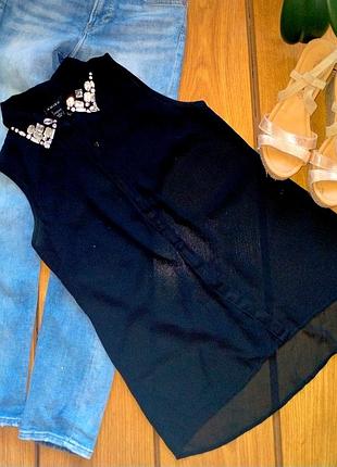 Блузка amisu с камушками