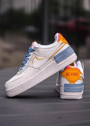 Nike air force 1 shadow кросівки жіночі білі