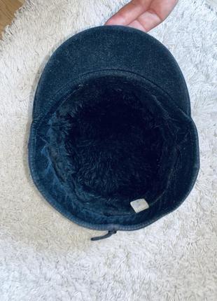 Жіноча тепла шапка, капелюх всередині на хутрі зима2 фото