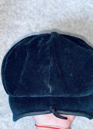 Жіноча тепла шапка, капелюх всередині на хутрі зима5 фото