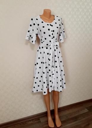 ♥️красивое платье в горошек ♥️