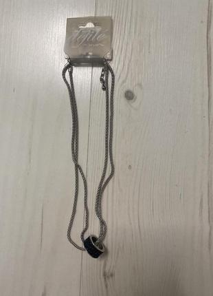 Підвіска нова з чорним кулоном