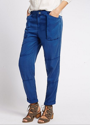Завужені брюки з лиоцелла m&s indigo collection 18 uk
