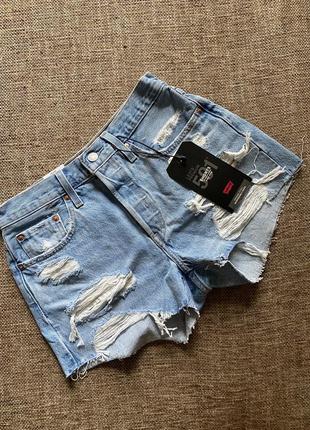 Шорты levis premium 501 р-р 26 есть фото на теле в живую 4