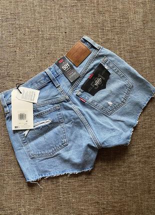 Шорты levis premium 501 р-р 26 есть фото на теле в живую 6