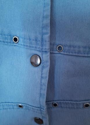 Летний джинсовый жакет с короткими рукавами.5 фото