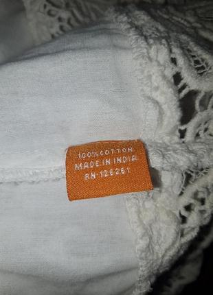 Белое ажурное платье 5