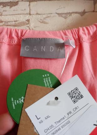 Легкий натуральный блузон canda (c&a) мини-батал 💣4 фото