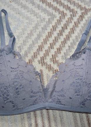 Кружевной бюстгальтер трианг h&m 70а (смотрите замеры)