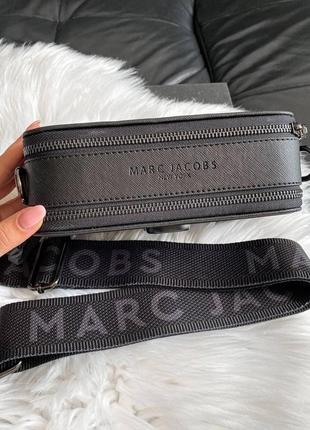 Сумка marc jacobs snapshot black женская сумка марк якобс черная3 фото