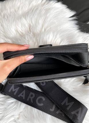 Сумка marc jacobs snapshot black женская сумка марк якобс черная6 фото