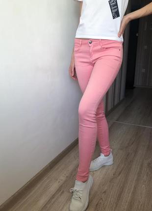 Рожеві джинси zara skinny. рожеві джинси зара2 фото