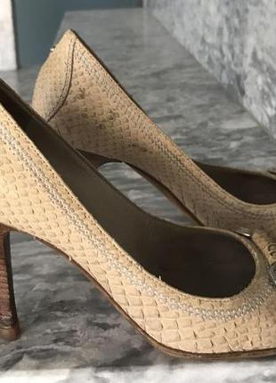 Dior туфлі зі шкіри пітона р 36 оригінал
