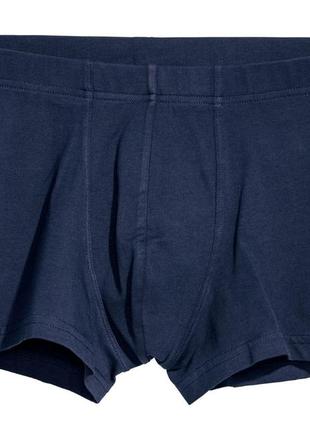 Труси -боксери однотонні для чоловіка h&m 0564309002 темно-синій