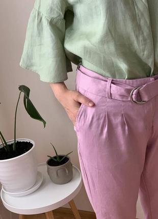 Легкі літні брюки з льону від next1 фото
