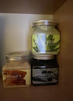 Скраб для тела wokali sherbet body scrub
