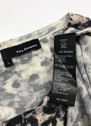 Легкая кофточка джемпер the kooples l вискоза шёлк лонгслив4 фото