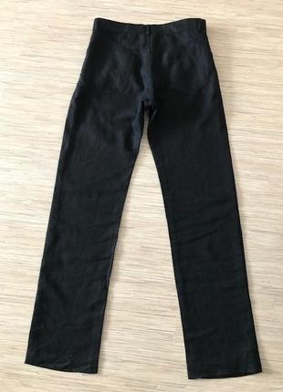 Классные льняные прямые брюки от conwell for h&m,  размер 34, укр 40-422 фото