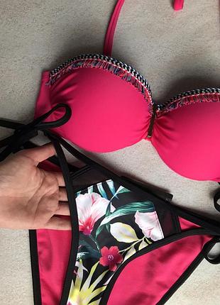 Купальник hunkemoller -75a,в/ низ xs,s