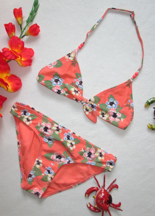 Суперовый раздельный купальник в тропический цветочный принт crash one 🍒👙🍒