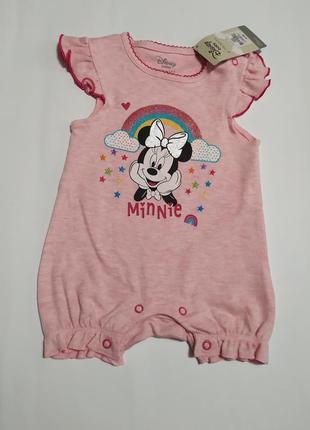 Пісочник рожевий міккі primark р.68, 74см