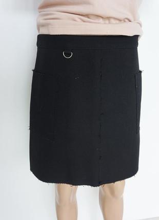 🔥🔥🔥шикарная черная юбка трапеция, reserved2 фото