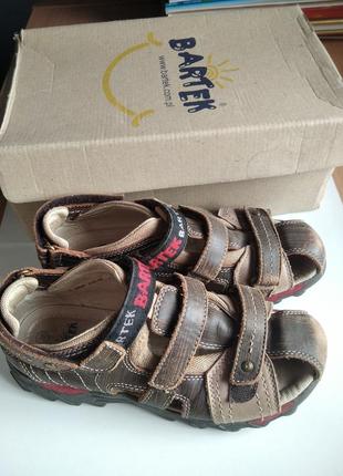 Босоножки бартек bartek натуральна шкіра, 35 розмір.
