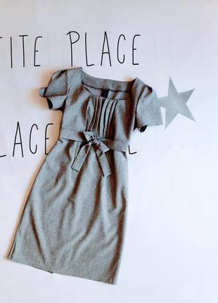 Сукня жіноча стильна класика сіре облягаюче