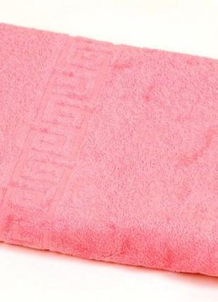 Рушник махровий dark pink