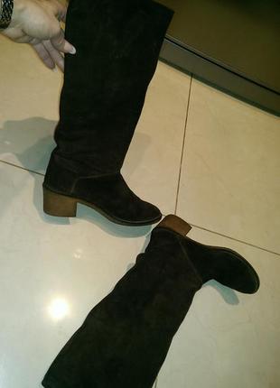 Сапоги зимние бразилия на полеуретане литом, размер 36,5 стелька 23,5 см очень теплые