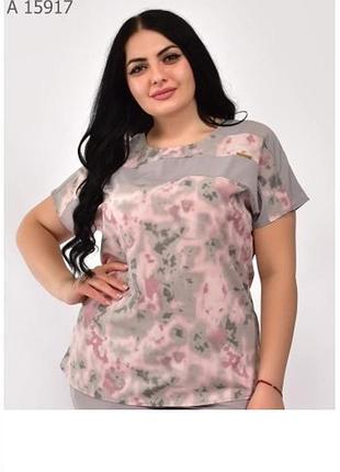 Женская блузка вероника рр 52-66 в расцветках