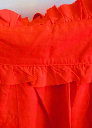 Распродажа легкая яркая красная юбка yamamay котон размер s-m3 фото