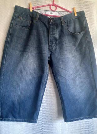 ❤️акция 1+1=3 мужские джинсовые шорты бренда fabric. размер l.